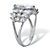 Marquise Cut Cubic Zirconia Engagement Ring 4.44 TCW Platinum Plated Sterling Silver-12 at PalmBeach Jewelry