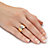 Round Genuine Diamond Heart Ring 1/5 TCW 18K Gold Plated-13 at PalmBeach Jewelry
