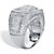Men's Round Cut Cubic Zirconia Ring 3.20 TCW Platinum Plated-12 at PalmBeach Jewelry