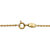 Round Diamond Italian Horn Charm Pendant 18K Gold Plated With Chain 20" Length-12 at PalmBeach Jewelry