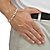 Men's Diamond Accent Pave-Style Two-Tone Fancy-Link Bracelet Yellow Gold-Plated 9.5"-14 at Direct Charge presents PalmBeach