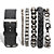Men's Black Rockawear Sports Watch With 5 Piece Bracelet Set Black Ion-Plated Stainless Steel 10" Adjustable-12 at Direct Charge presents PalmBeach