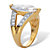 Marquise Cut Cubic Zirconia Engagement Ring 8.14 TCW 18K Yellow Gold Plated Sterling Silver-12 at PalmBeach Jewelry