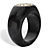 Genuine Black Jade "Fortune" Ring in Solid 10k Yellow Gold-12 at PalmBeach Jewelry