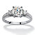 2.38 TCW Round Cubic Zirconia Engagement Anniversary Ring Platinum Plated Sterling Silver-11 at PalmBeach Jewelry
