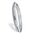 Beaded Edge High Polished Hinged Bangle Bracelet Sterling Silver 7.5" Length-11 at PalmBeach Jewelry