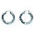 Twisted Hoop Earrings .925 Sterling Silver 1 1/4" Diameter-12 at PalmBeach Jewelry