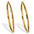 2 Piece Hammered & Polished Hinged Bracelet Set 18K Gold Plated Sterling Silver 7.75"-11 at Direct Charge presents PalmBeach