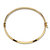 2 Piece Beaded Edge Bracelet Set Silver & Gold Plated Silver 7.75" Length-12 at PalmBeach Jewelry