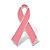 Pink Ribbon Breast Cancer Awareness Pin Silvertone & Enamel-11 at PalmBeach Jewelry