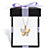 Diamond Accent Butterfly Pendant Necklace 18k Gold-Plated 18" With FREE Gift Box-11 at PalmBeach Jewelry