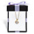Diamond Accent Cluster Pendant Necklace in 18k Gold-Plated Sterling Silver 18" With FREE Gift Box-11 at PalmBeach Jewelry