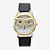 Gold Tone Cat Watch With Adjustable Black Strap 8" Length-11 at PalmBeach Jewelry