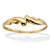 Stackable Swirl Ring Solid 14K Yellow Gold-11 at PalmBeach Jewelry