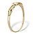 Stackable Swirl Ring Solid 14K Yellow Gold-12 at PalmBeach Jewelry