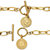 2 Piece Cable Link Coin Necklace Set Gold Ion Plated Stainless Steel-12 at PalmBeach Jewelry