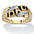 Men's Diamond Accent "Dad" I.D. Ring in Solid 10k Yellow Gold-11 at Direct Charge presents PalmBeach