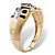 Men's Diamond Accent "Dad" I.D. Ring in Solid 10k Yellow Gold-12 at Direct Charge presents PalmBeach