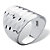 Sterling Silver Hammered-Style Band Ring-12 at PalmBeach Jewelry