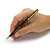 Goldtone and Matte Black Executive-Style Personalized Pencil-14 at PalmBeach Jewelry