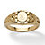 Personalized ID Scrolled Signet Ring Gold-Plated-11 at PalmBeach Jewelry