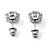 5.00 TCW Round Cubic Zirconia Sterling Silver Stud Earrings-12 at PalmBeach Jewelry