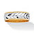 Men's Two-Tone Diamond-Cut Wedding Band Gold-Plated-11 at PalmBeach Jewelry