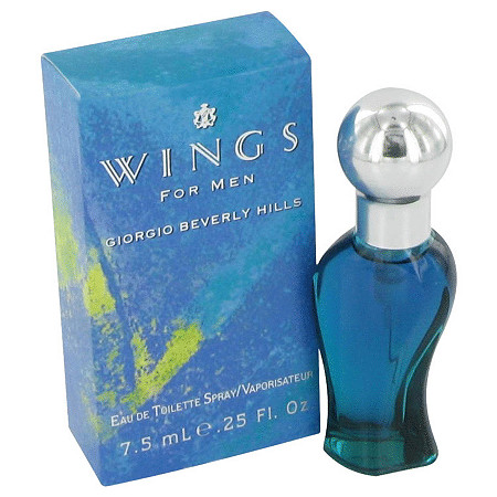 WINGS by Giorgio Beverly Hills for Men Mini EDT .25 oz at Direct Charge presents PalmBeach