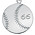 swatch for Sterling Silver Personalized Baseball Charm Pendant 43779