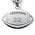 swatch for Sterling Silver Personalized Football Charm Pendant 43780